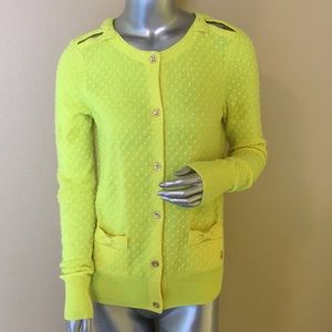 JUICY COUTURE | 100% Cashmere Cardigan Neon Yellow 💛